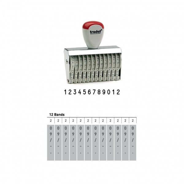 Classic Numberer Stamp 15512, 5mm, 12 Bands